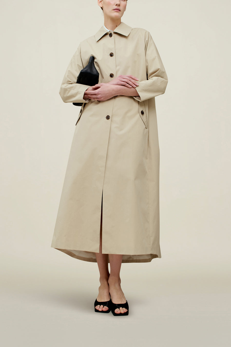 Tavi Dinner Trench in Compact Cotton