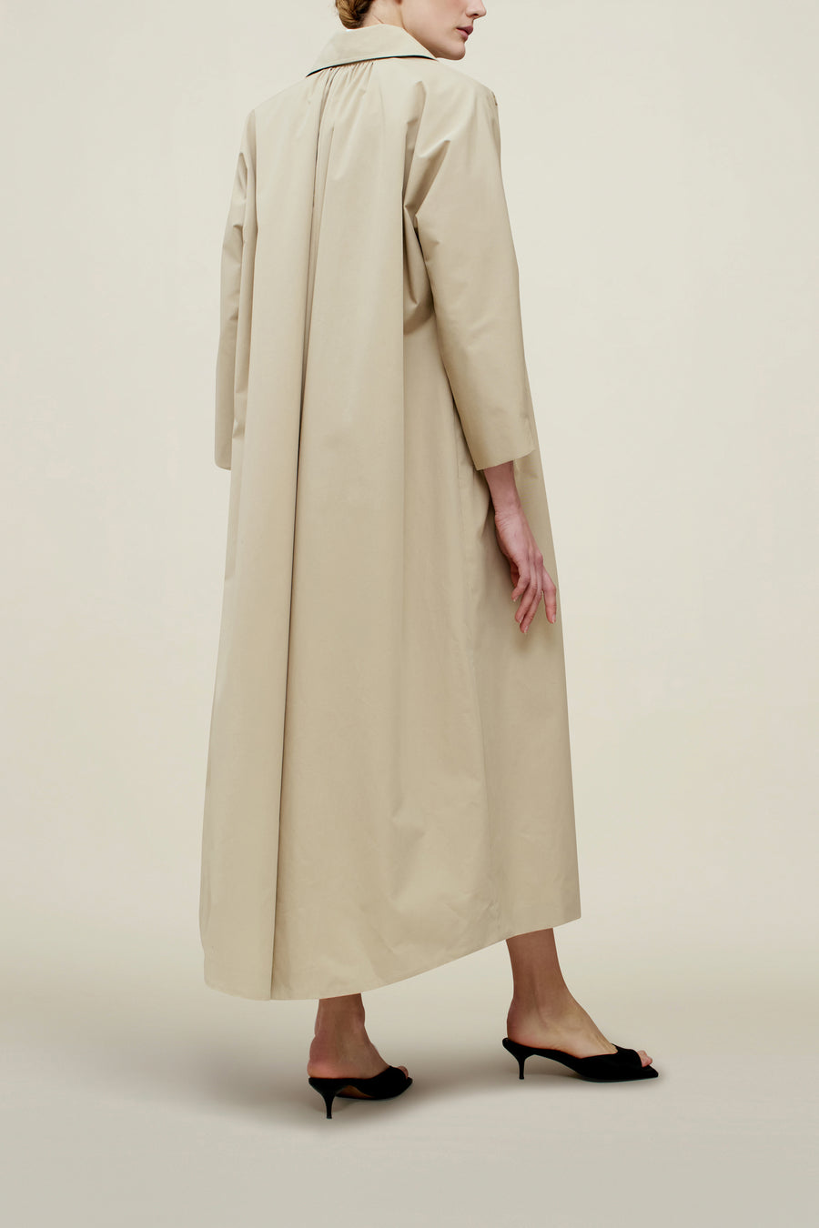 Tavi Dinner Trench in Compact Cotton