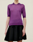 Eleanor Polo in Matte Viscose