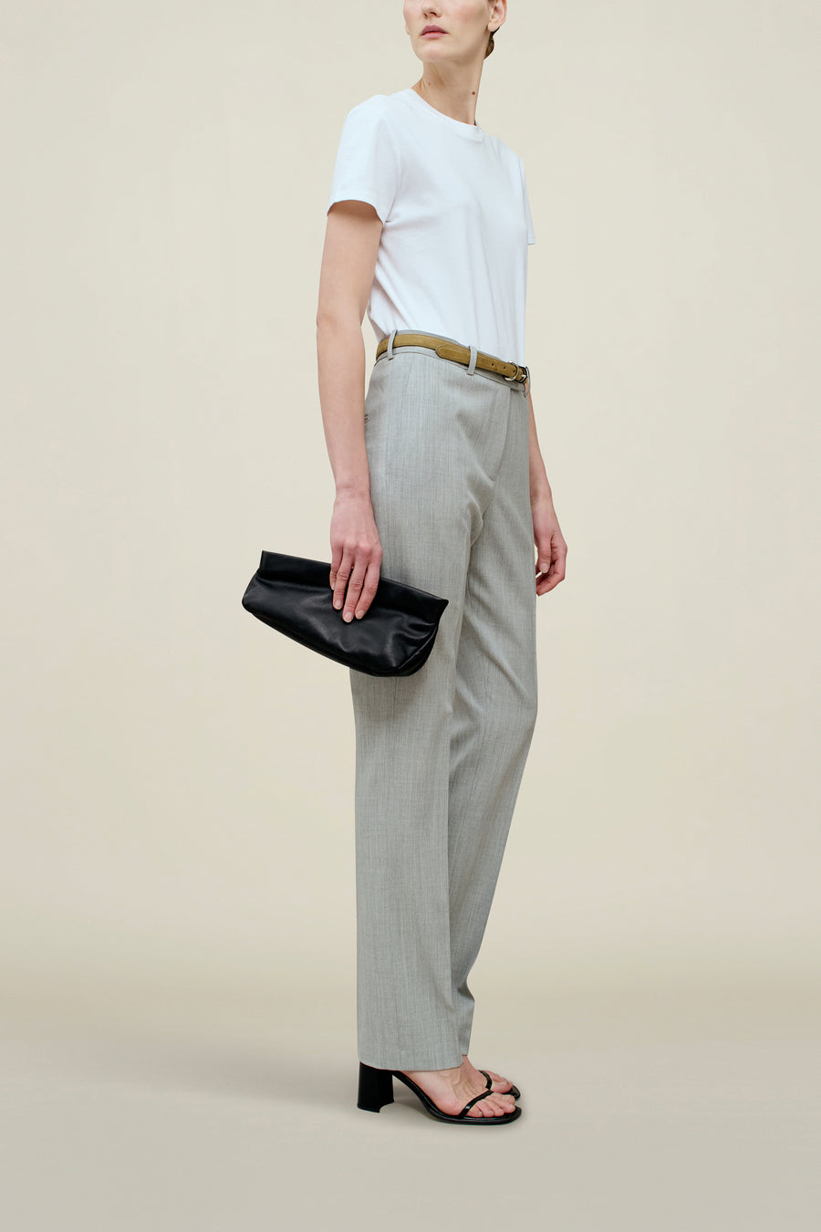 Charlie Long Trouser in Tropical Wool