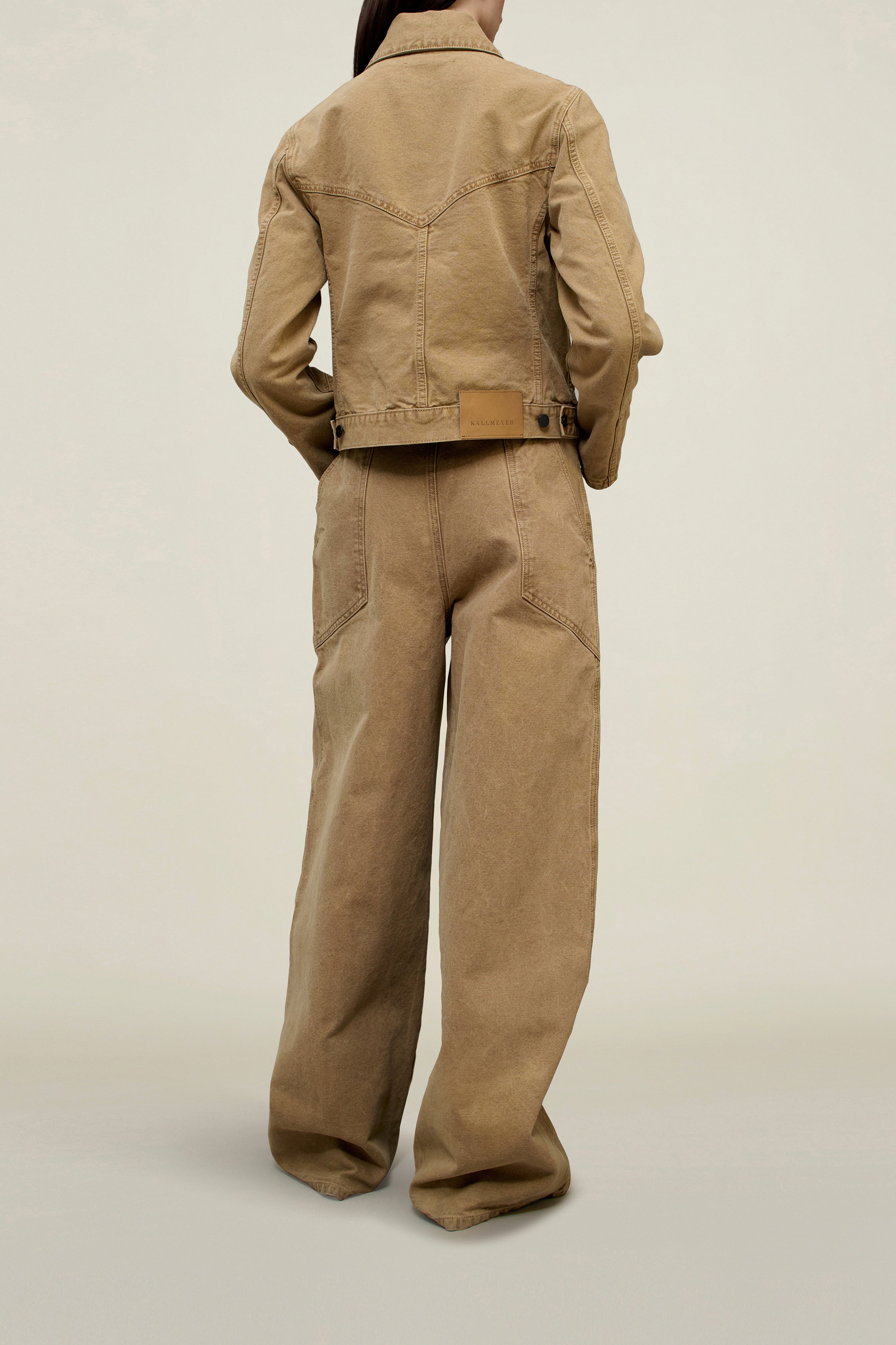 Axel Shrunken Jacket in Cotton Denim