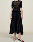 Alyse Gusset Skirt Silk in Silk Chiffon