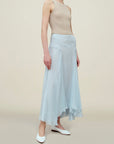 Alyse Gusset Skirt in Silk Chiffon