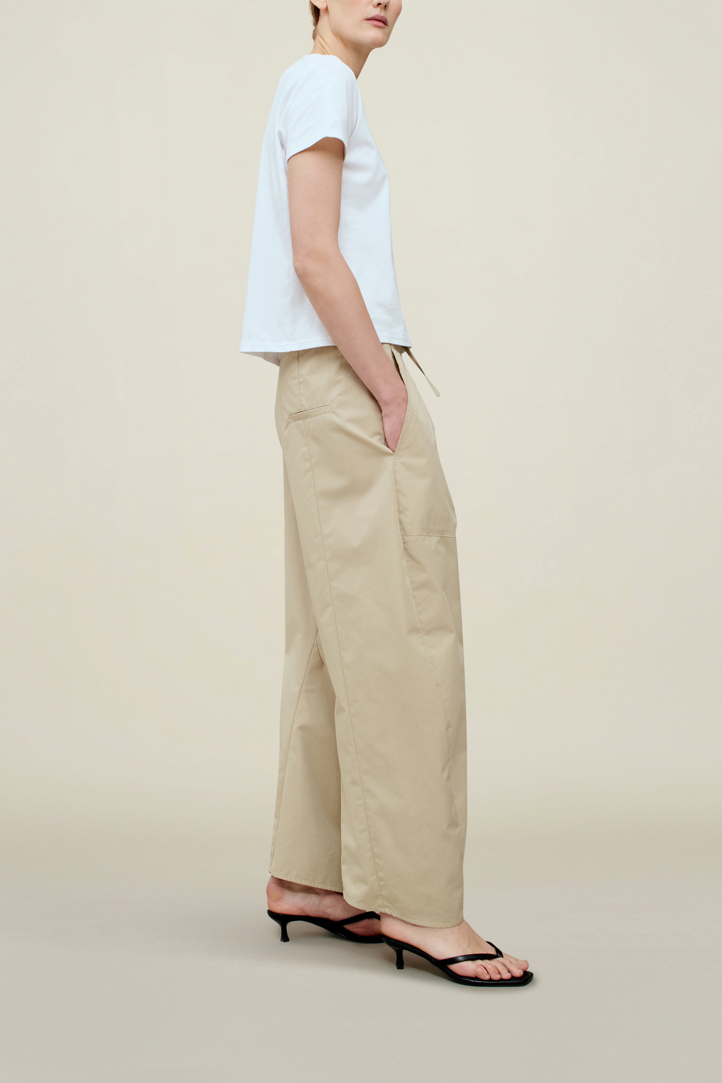 Clemence Pant in Compact Cotton