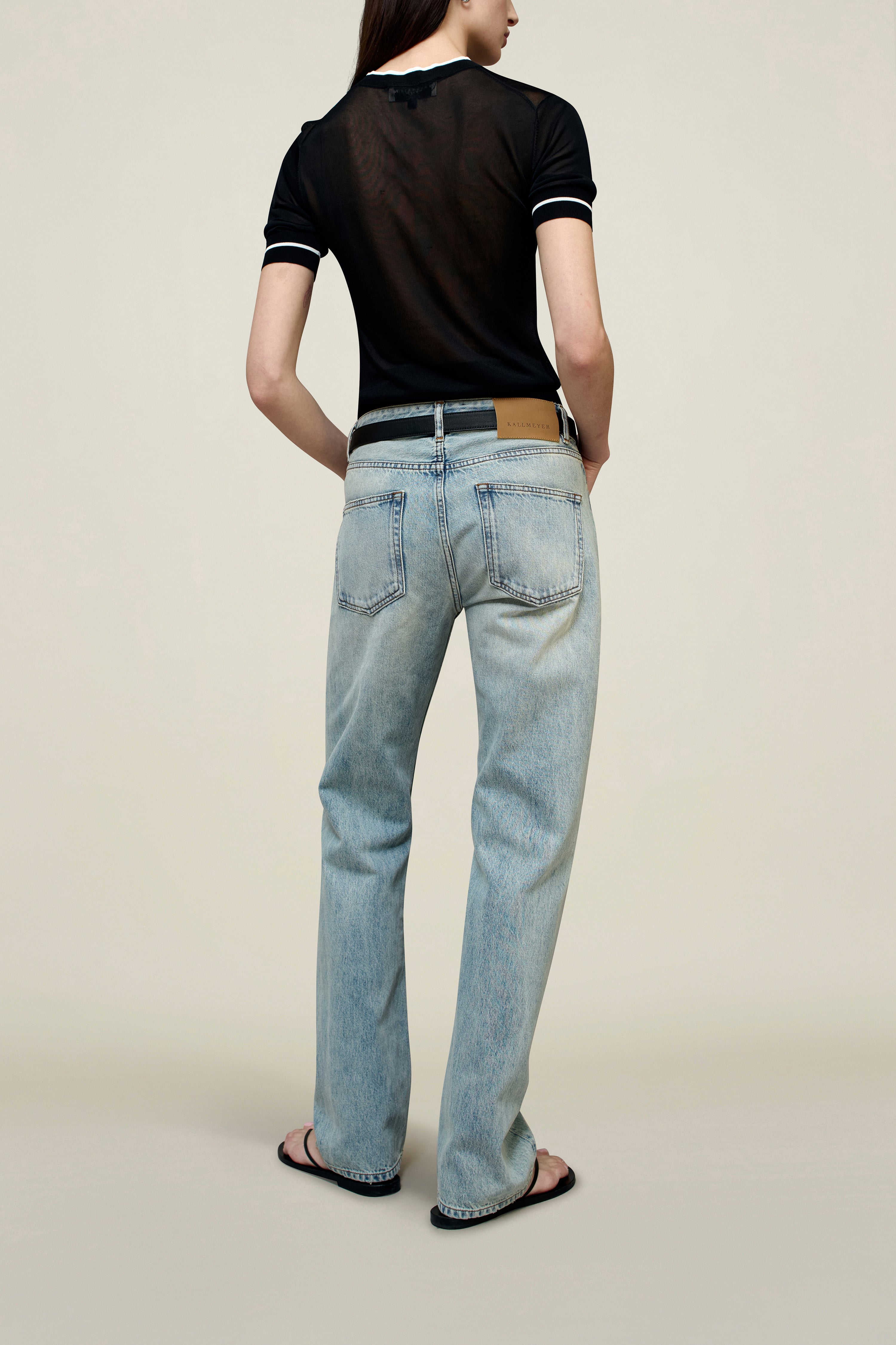 Adina Low-Rise Jean in Cotton Denim