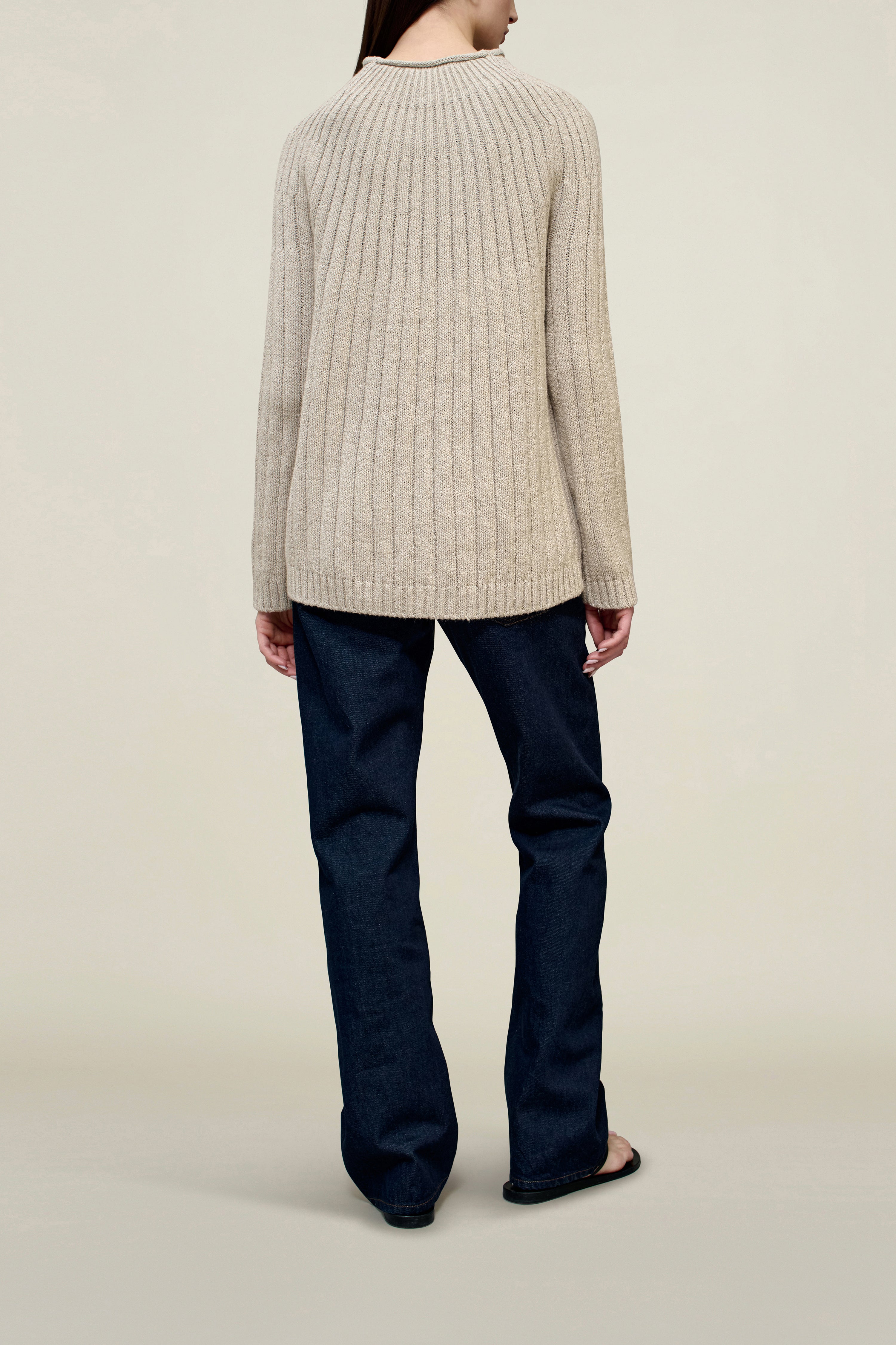 Riona Rollneck in Slub Cotton