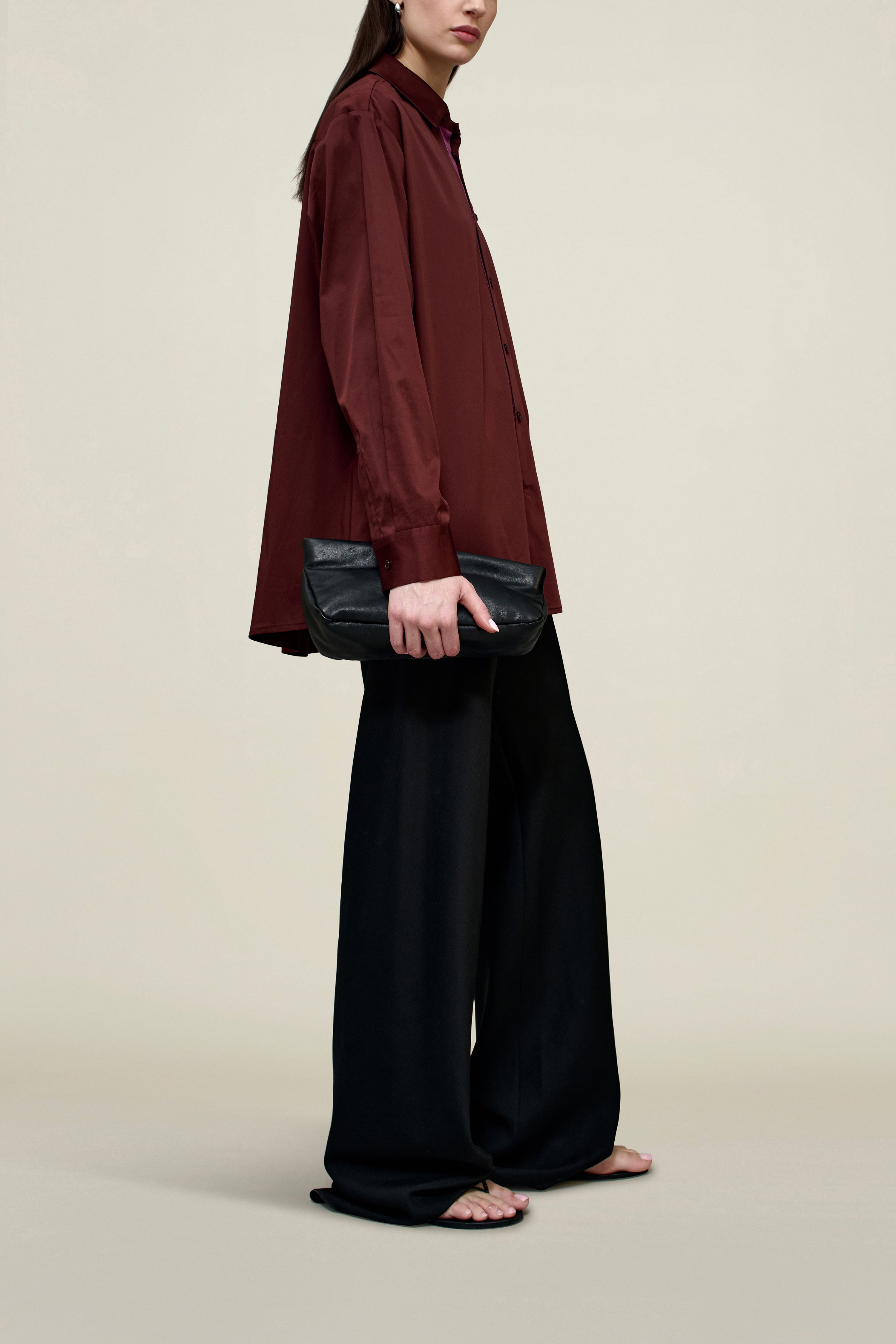 Signature Button Down in Cotton Sateen