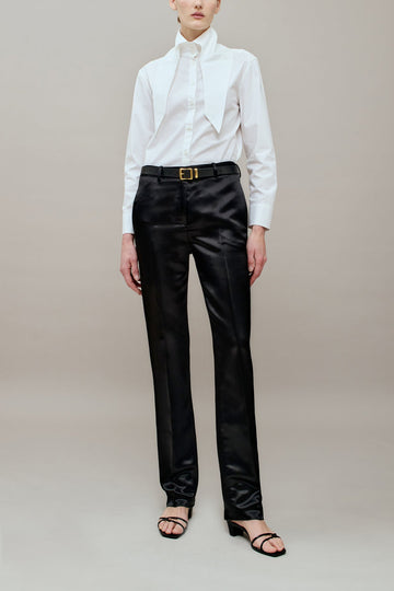 Charlie Long Trouser in Liquid Twill