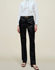 Charlie Long Trouser in Liquid Twill