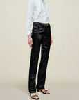 Charlie Long Trouser in Liquid Twill