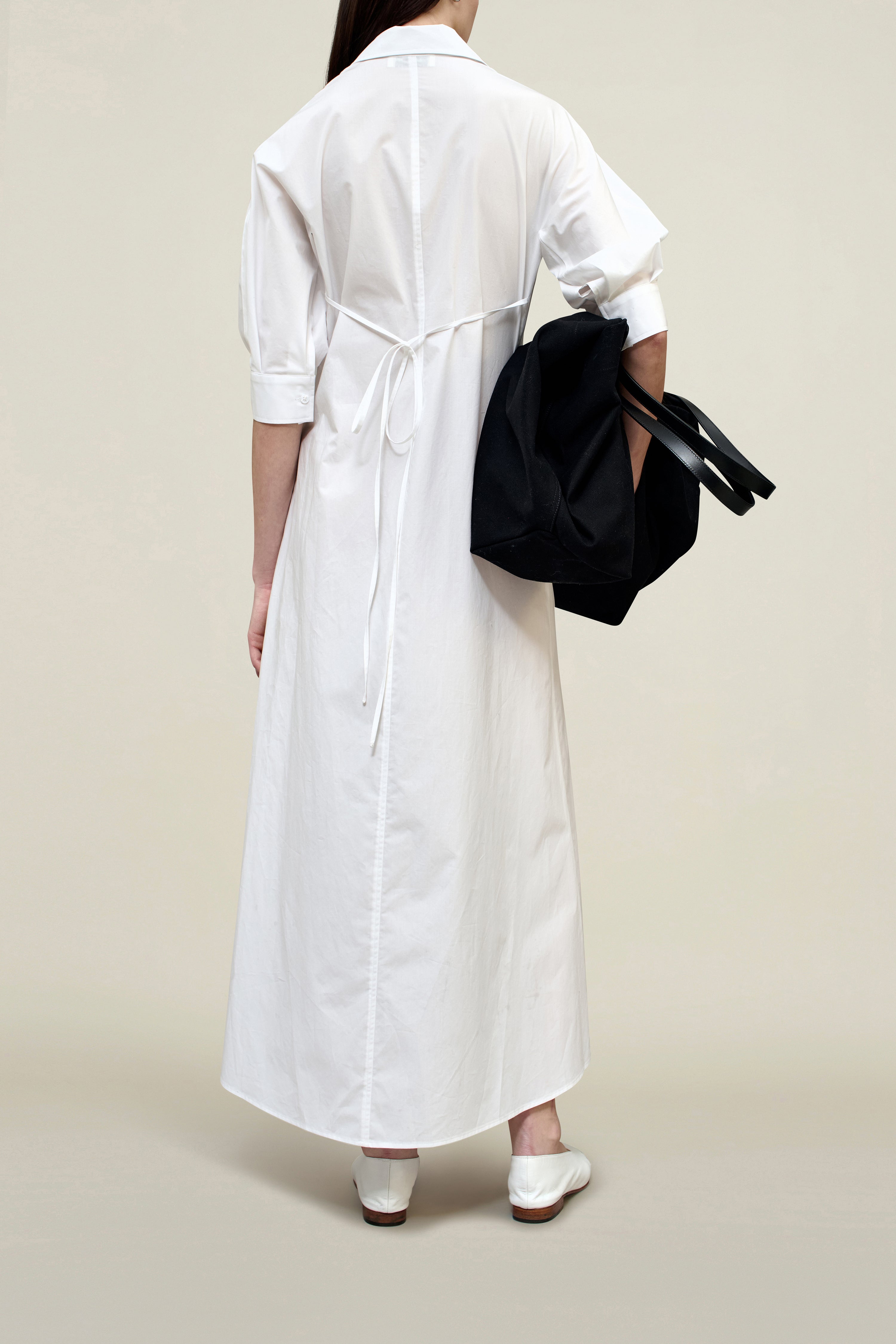Marla Dolman Shirtdress in Soft Cotton