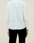 Billie Tie Blouse in Soft Cotton