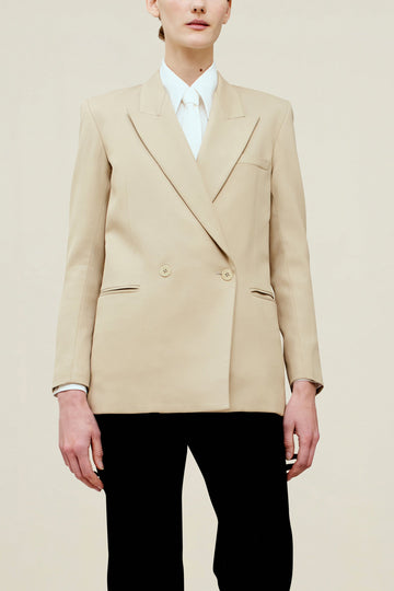 Emilio Tuxedo Blazer in Wool Twill