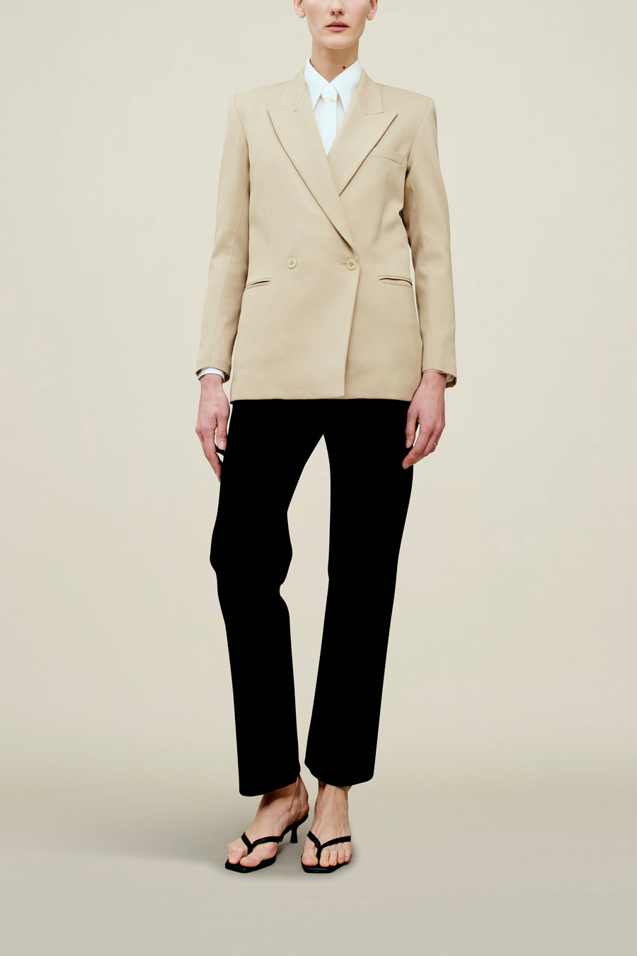 Emilio Tuxedo Blazer in Wool Twill