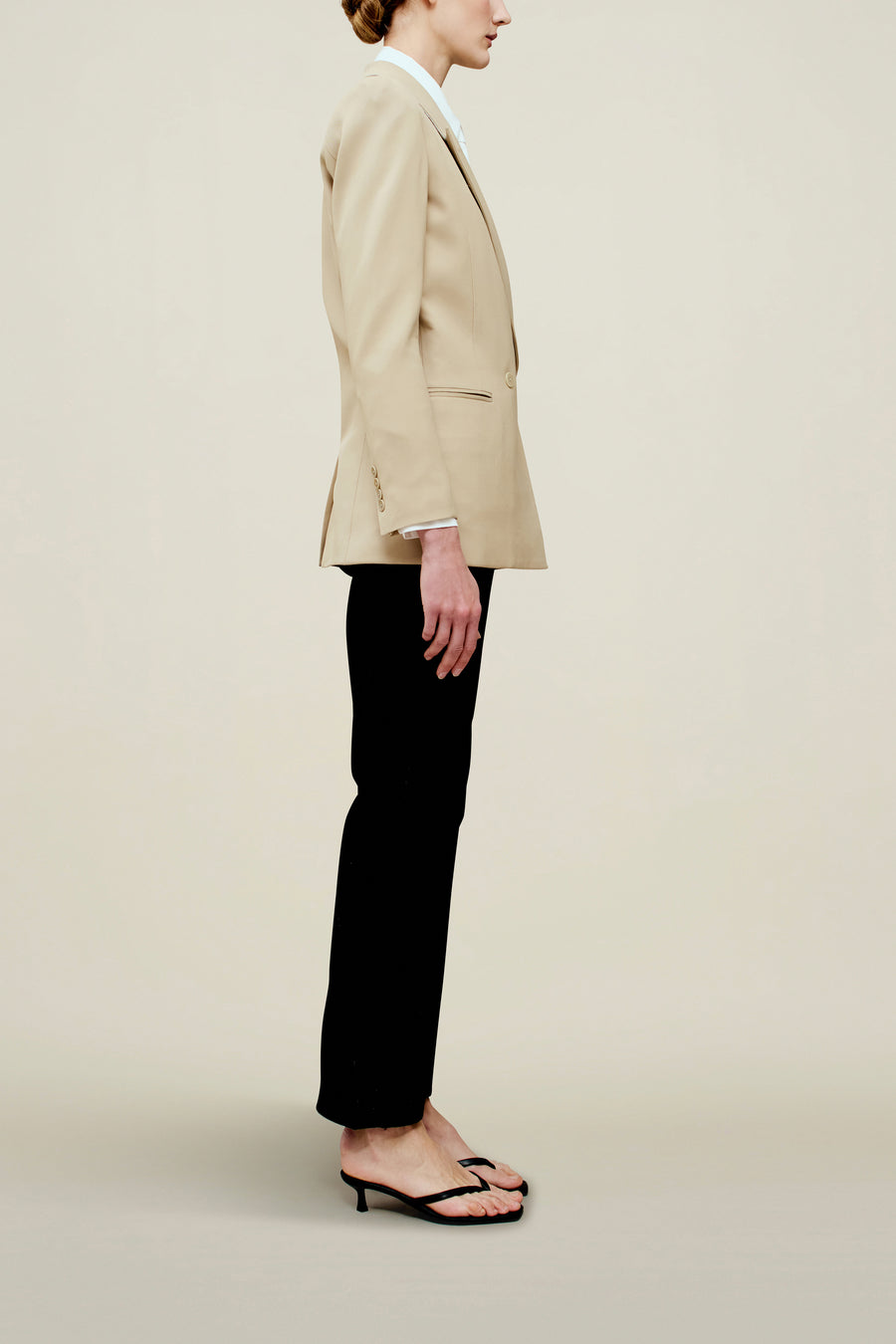 Emilio Tuxedo Blazer in Wool Twill