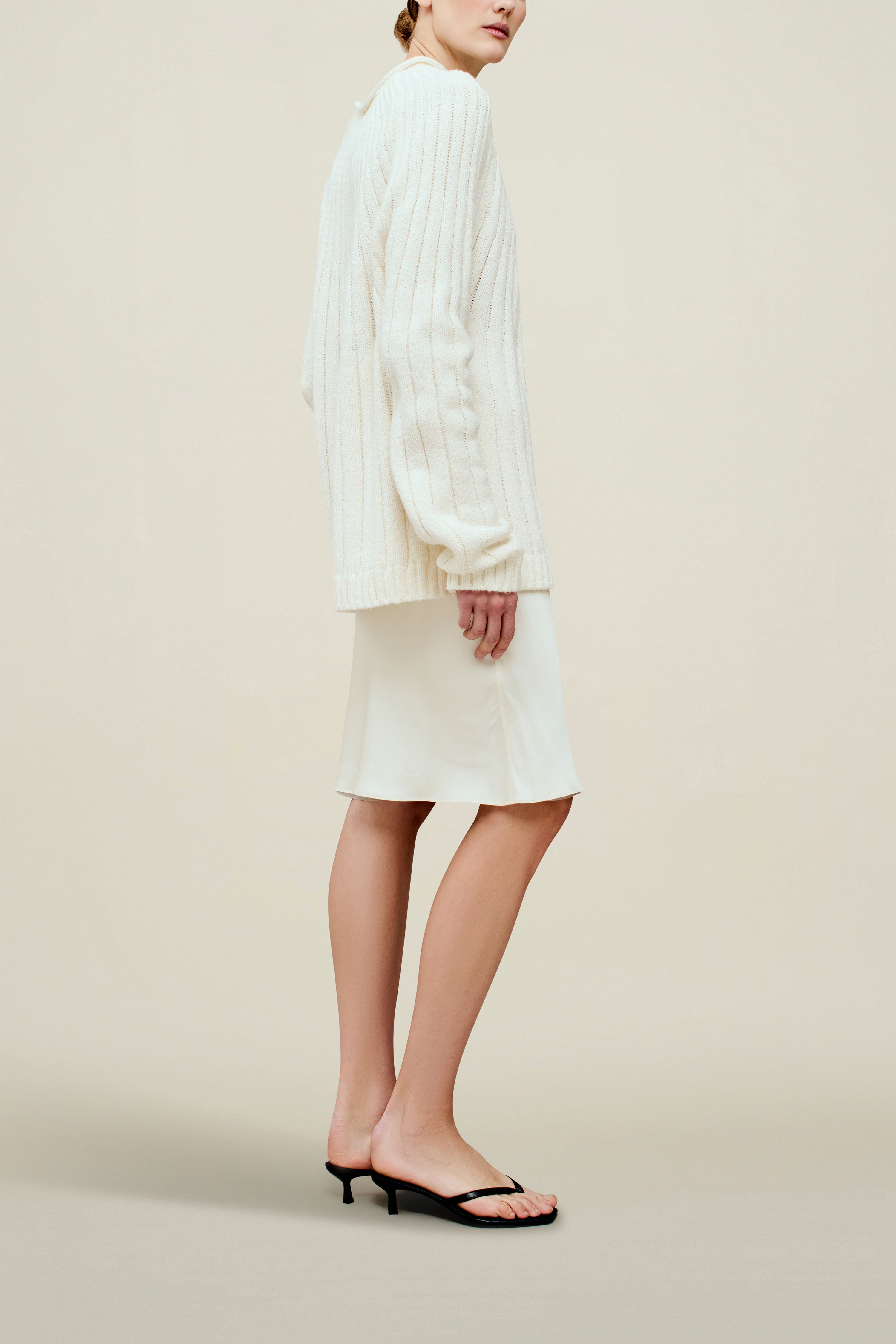 Riona Rollneck in Slub Cotton