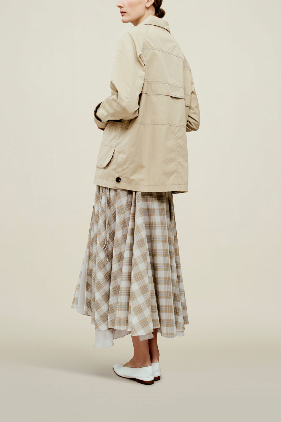 Lottie Field Jacket in Compact Cotton