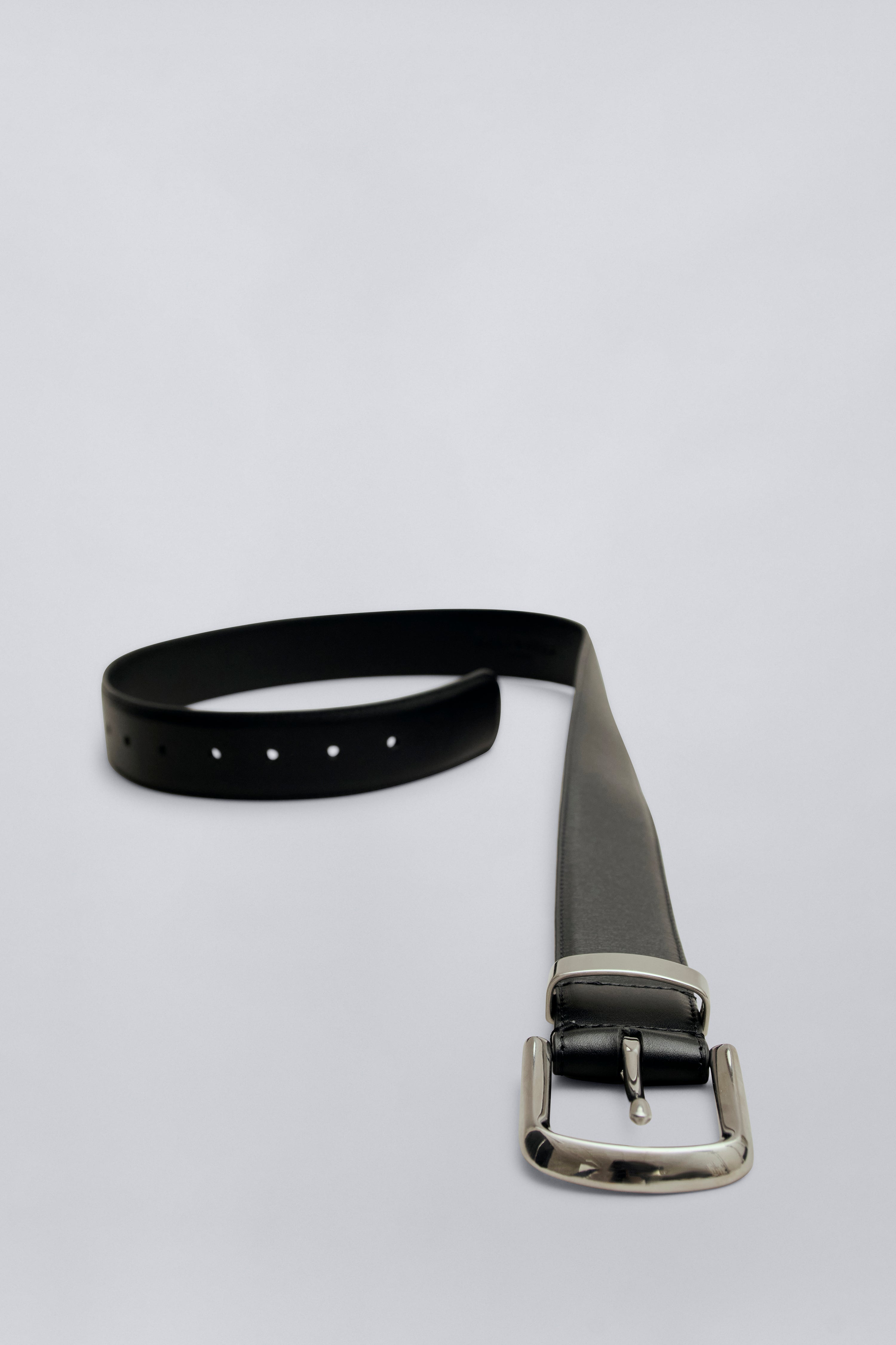 Johnson Belt in Black and Silver