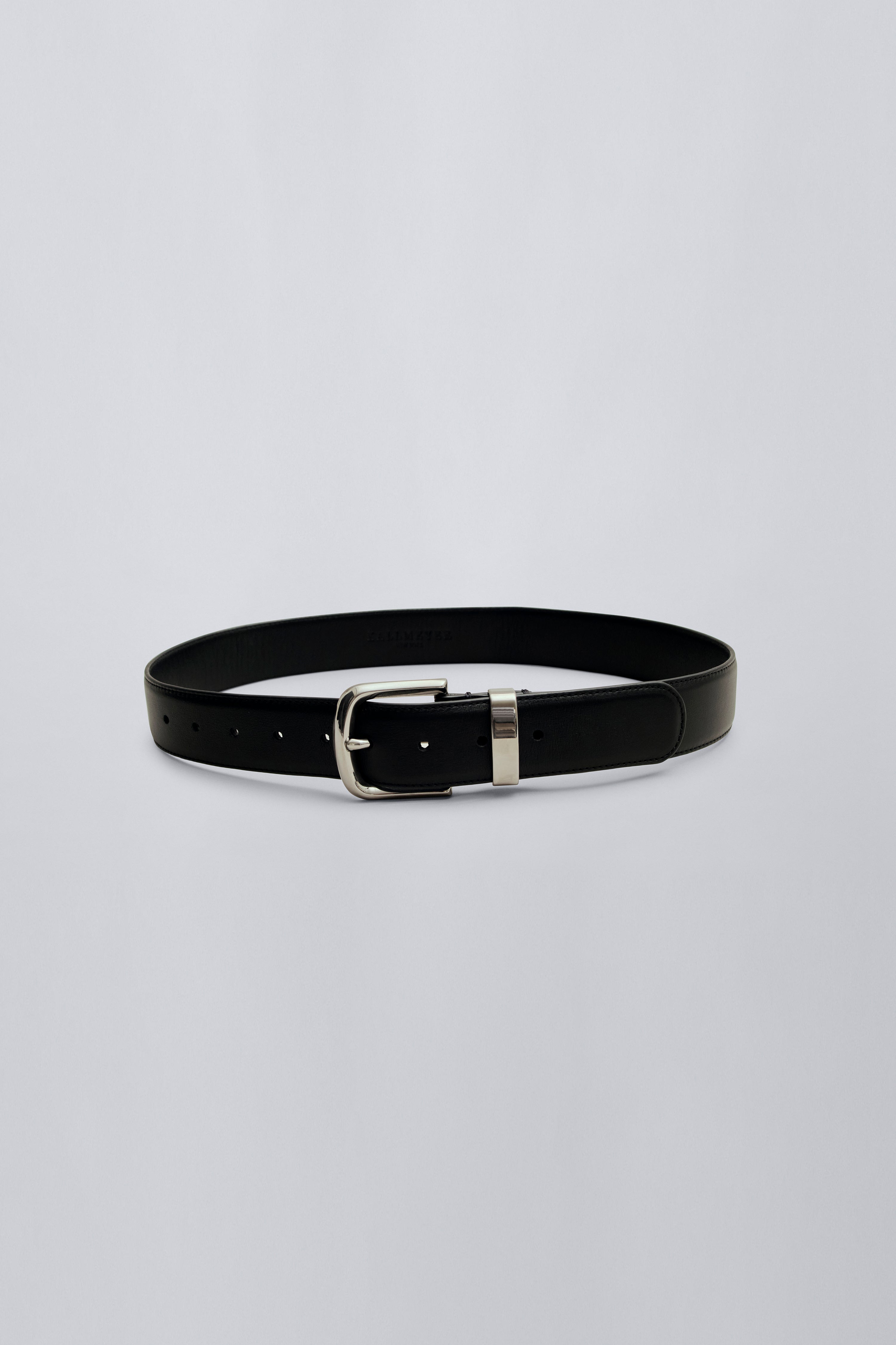Johnson Belt in Black and Silver