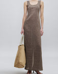 Isadora Sleeveless Dress in Linen