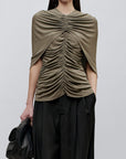 Emme Cape Top in Matte Jersey