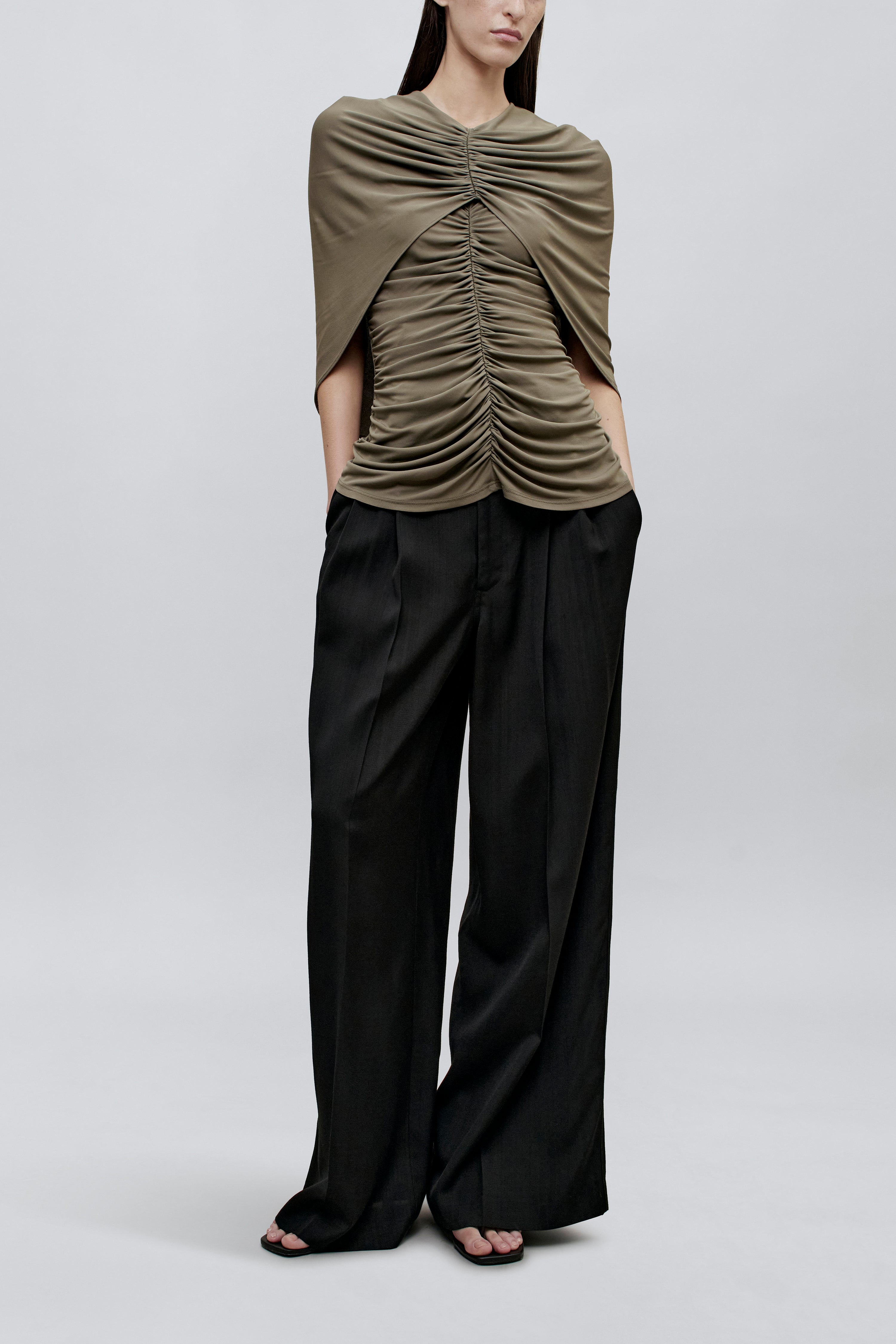 Emme Cape Top in Matte Jersey