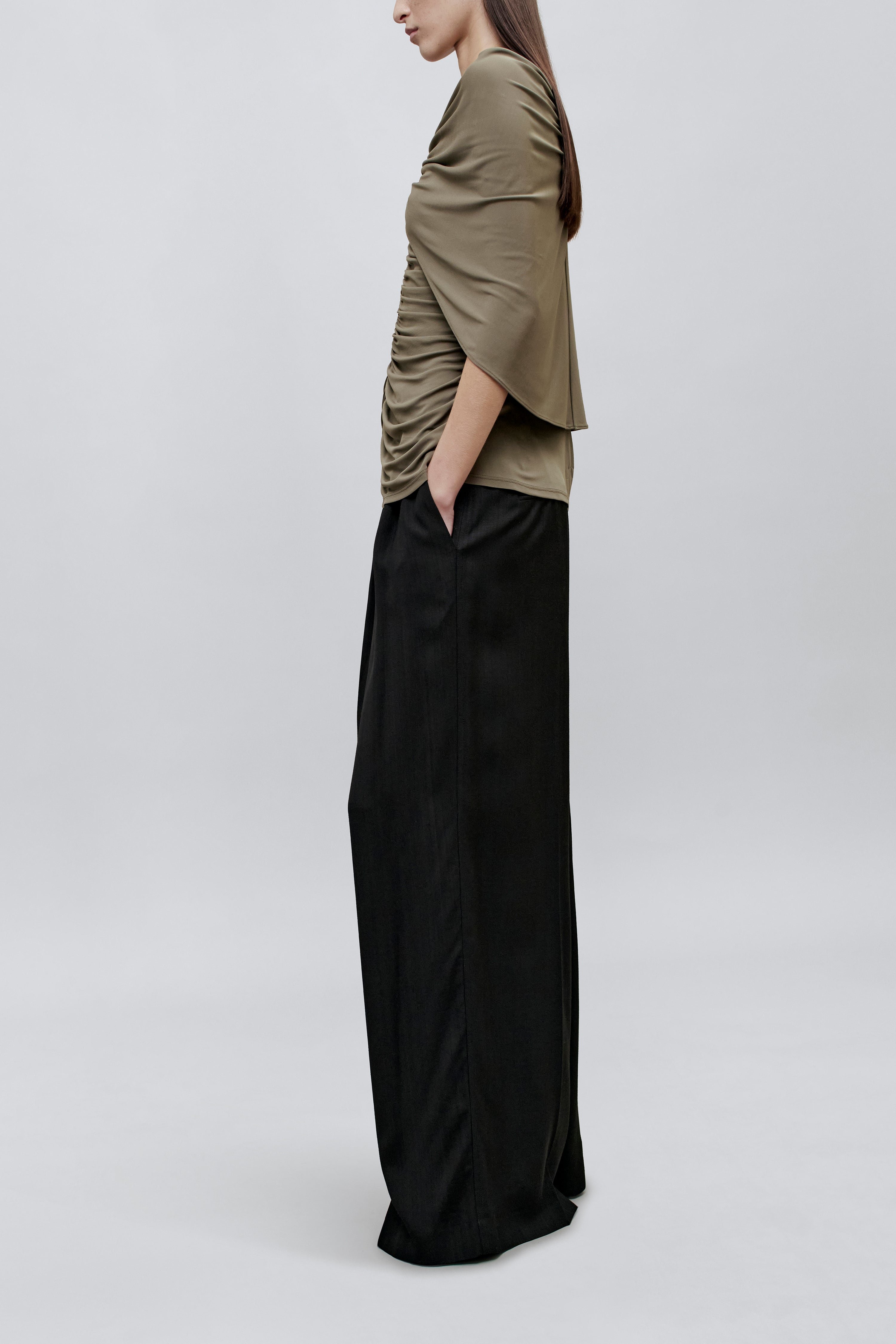 Emme Cape Top in Matte Jersey