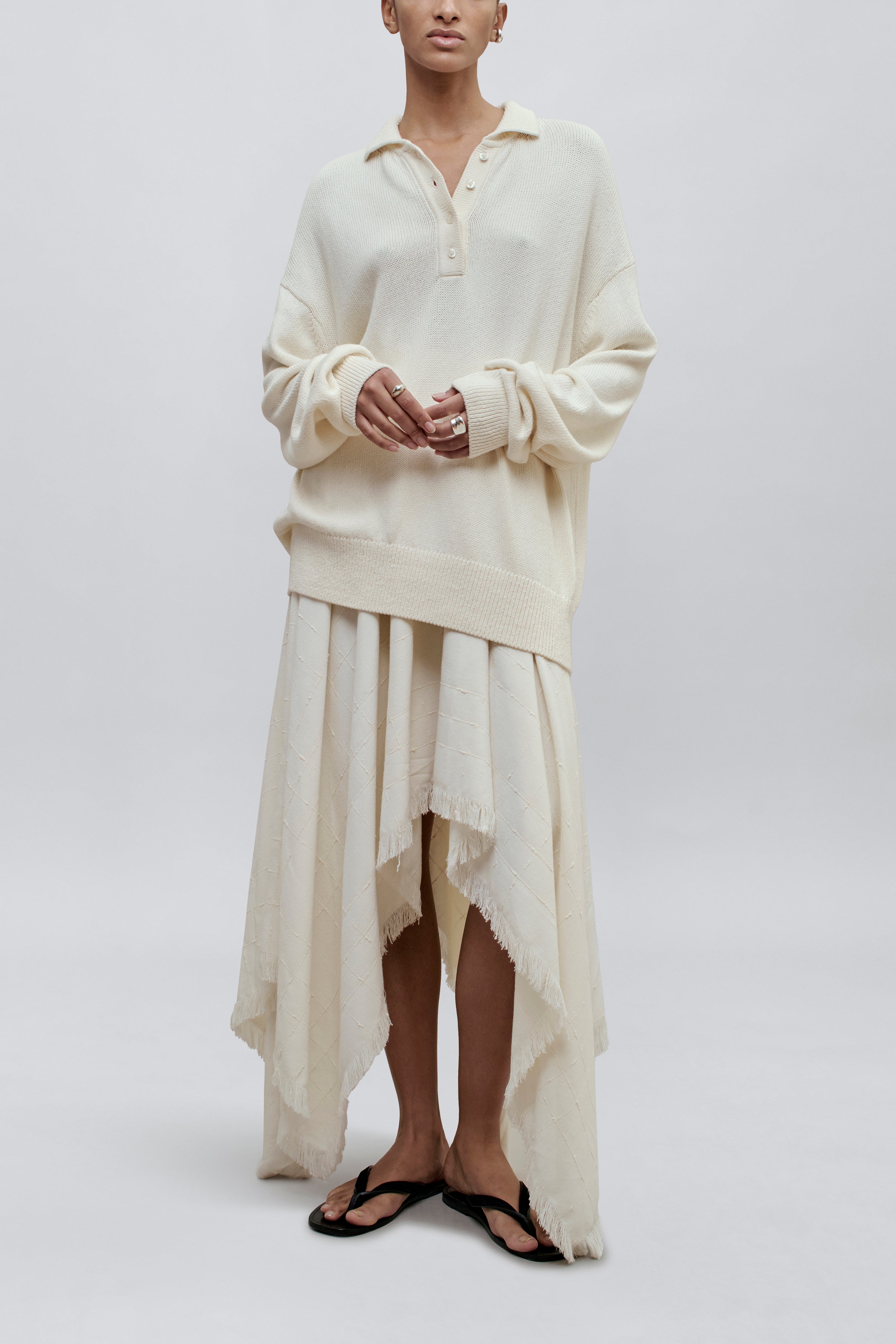 Chessy Polo in Cotton Wool