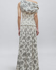 Romy Top in Rose Brocade