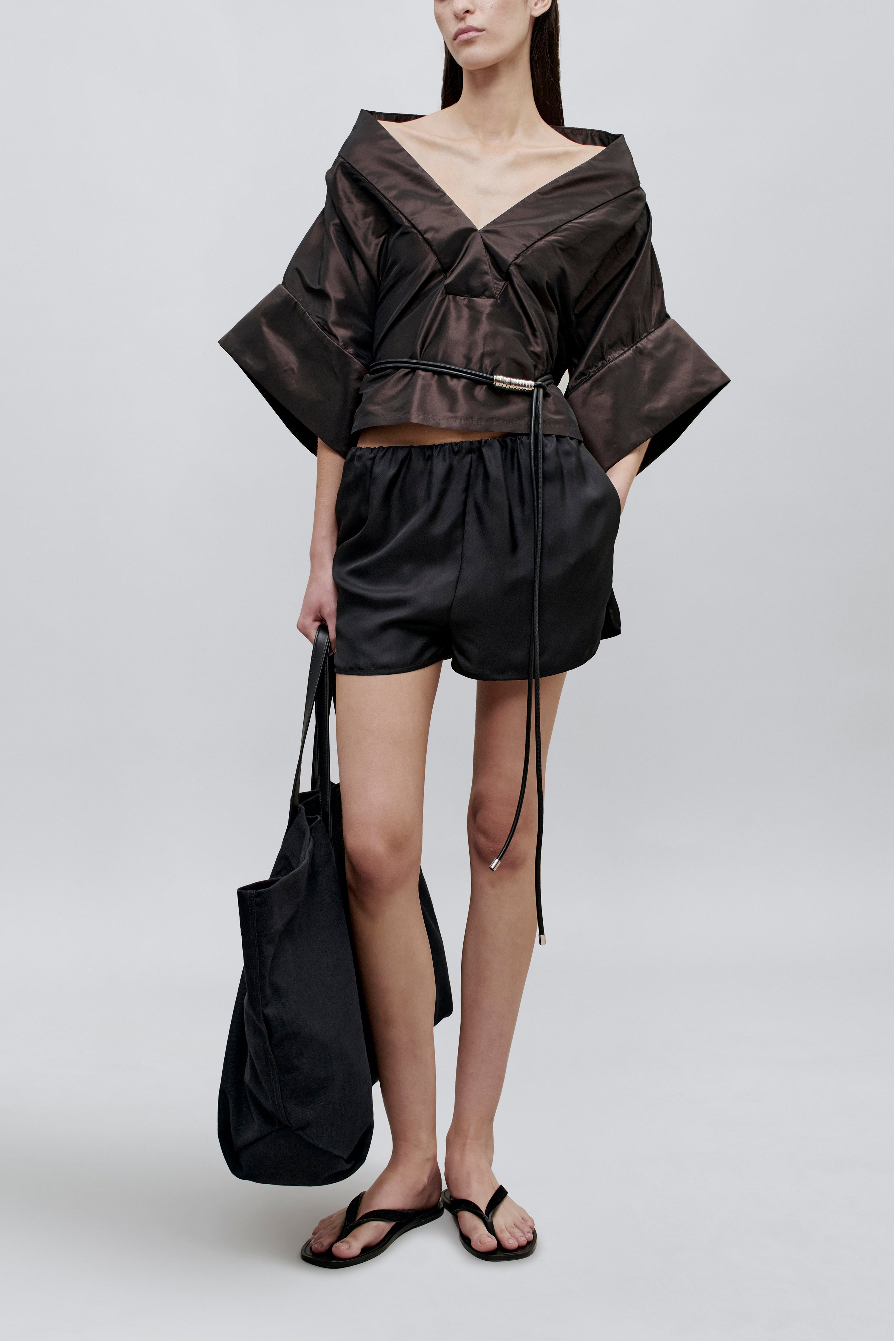 Winslow Top in Silk Taffeta