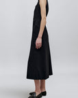 Holland Dress in Stretch Suiting