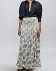 Freja Skirt in Rose Brocade