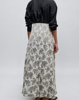 Freja Skirt in Rose Brocade