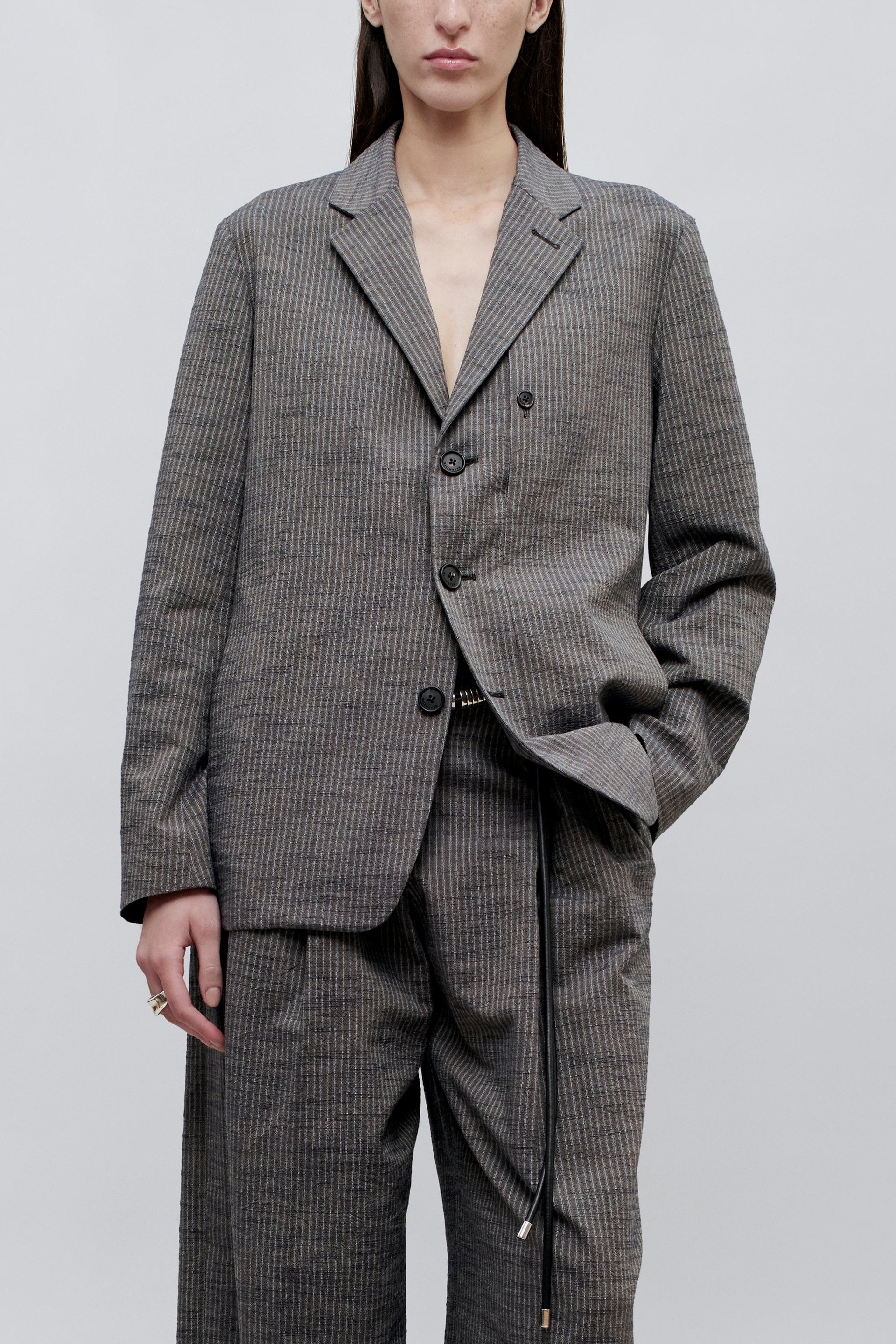 James Jacket in Railroad Cotton Lyocell