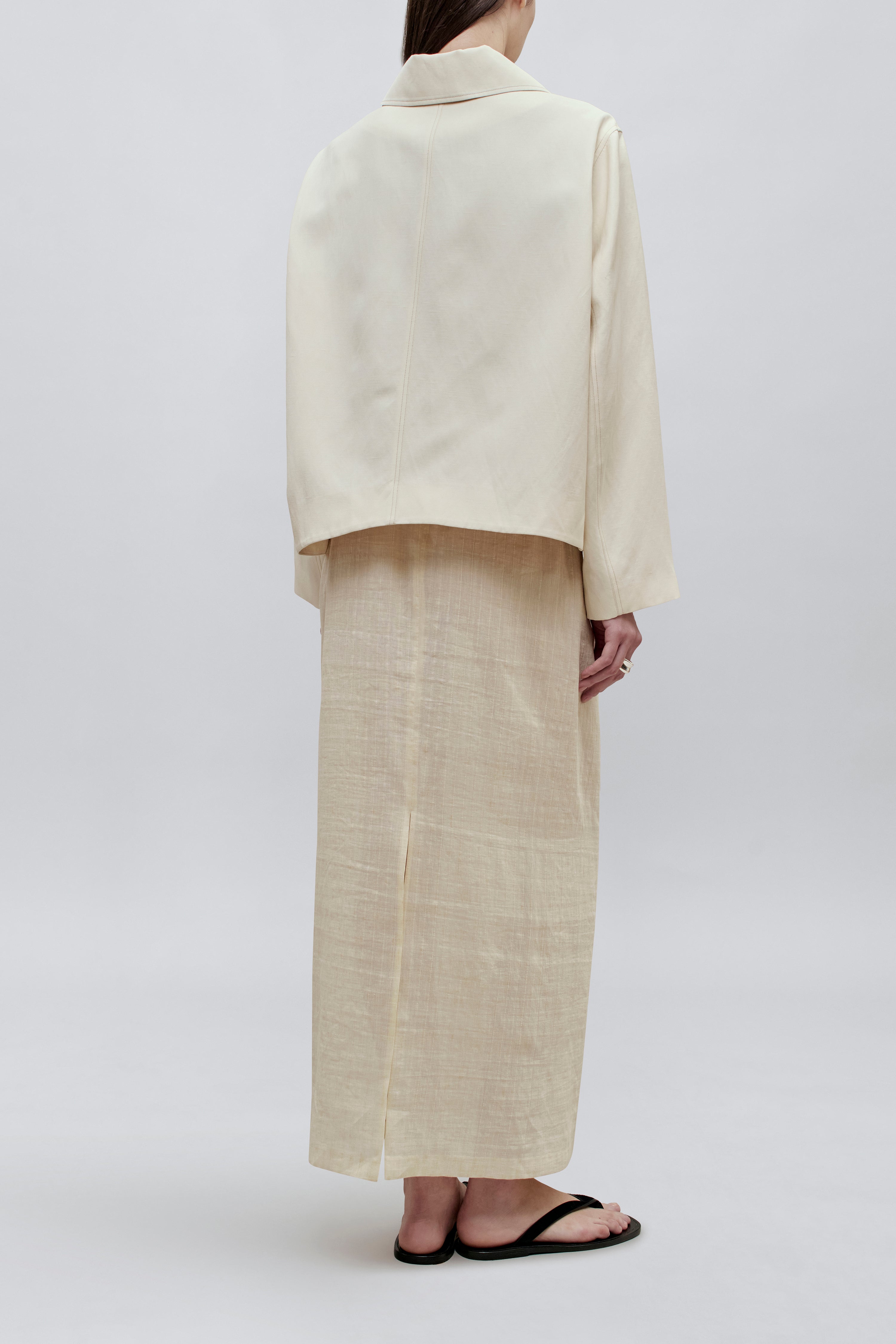 Remi Cropped Jacket in Field Cloth
