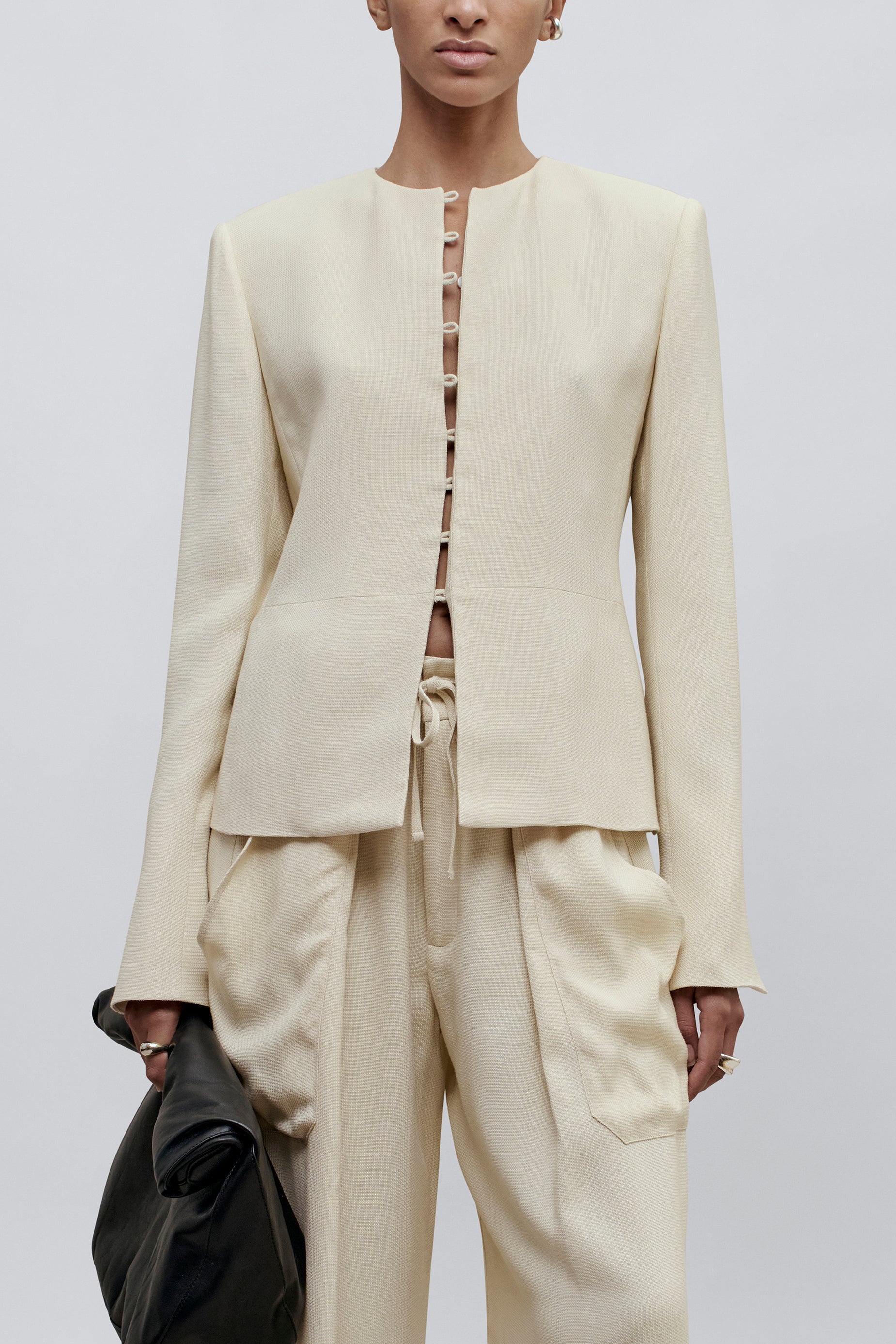 Tilda Jacket in Waffle Weave