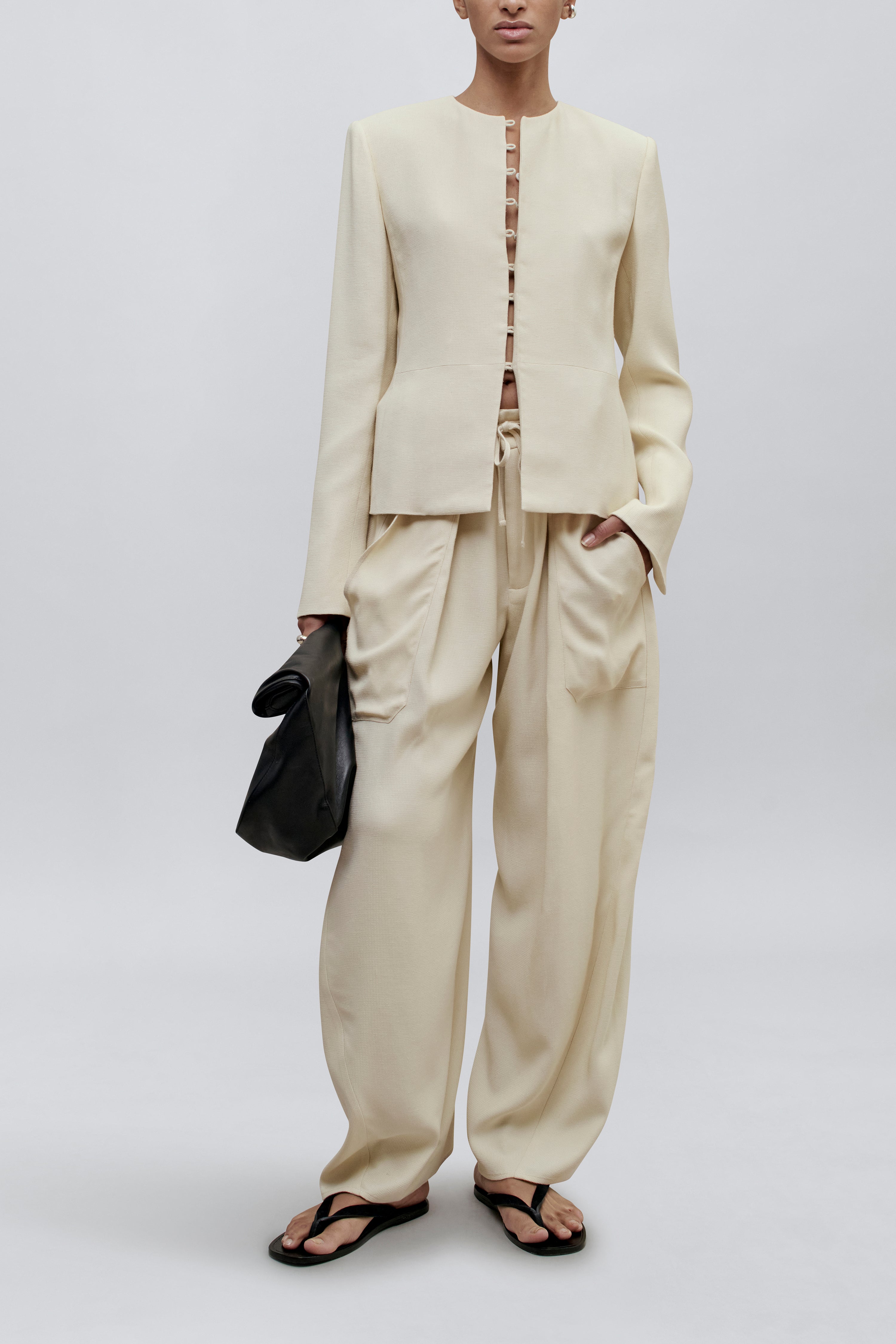 Tilda Jacket in Waffle Weave