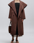 Dorothy Trench Coat in Cotton Nylon