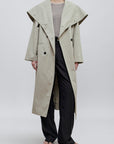 Dorothy Trench Coat in Cotton Nylon