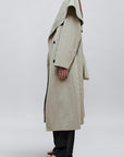 Dorothy Trench Coat in Cotton Nylon