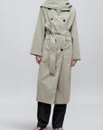 Dorothy Trench Coat in Cotton Nylon