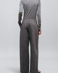 Percie Trouser in Railroad Cotton Lyocell