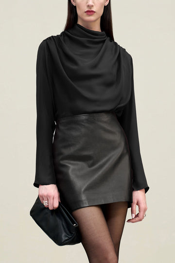 Tabitha Blouse in Silk Georgette