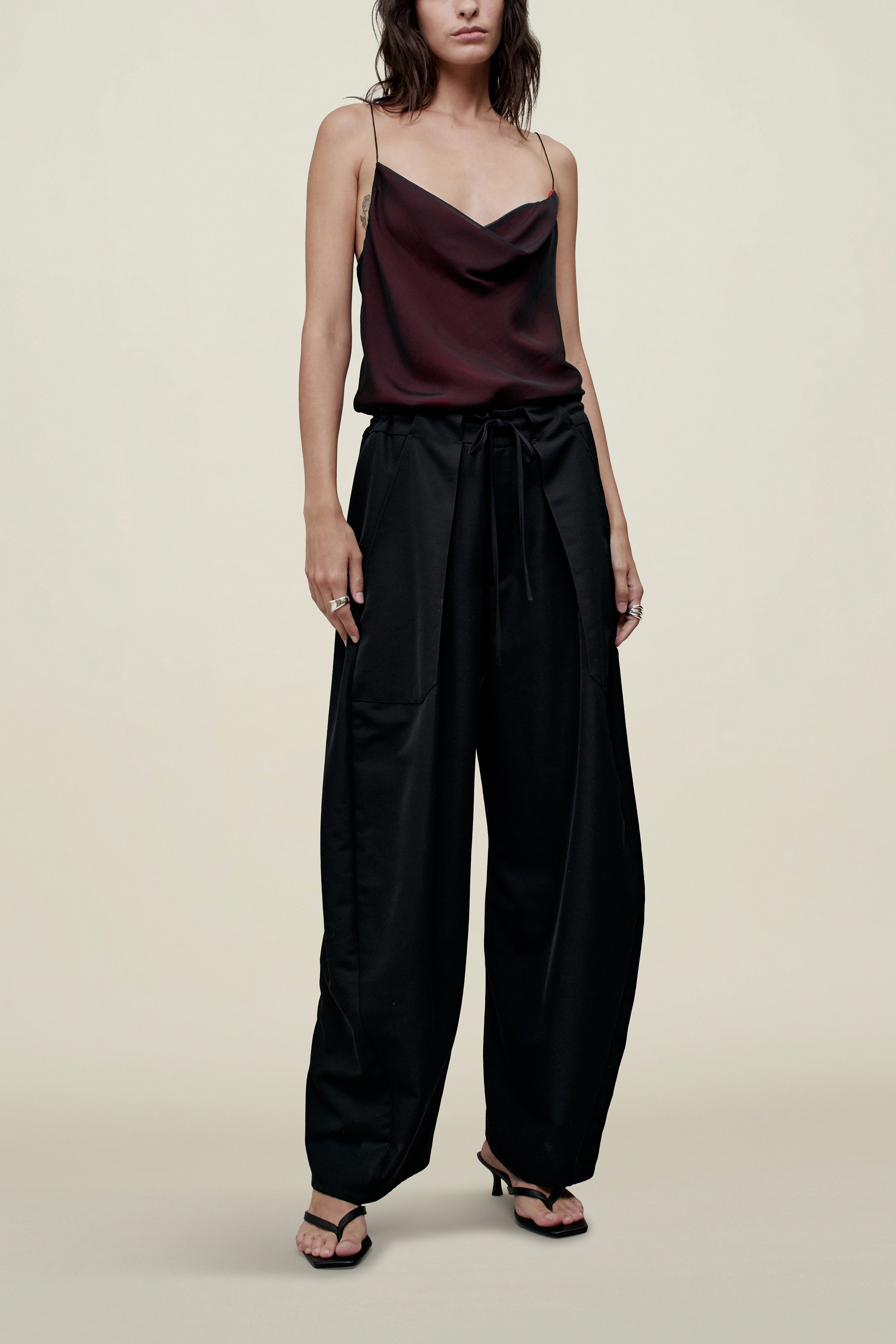 Clemence Pant in Gazar Suiting