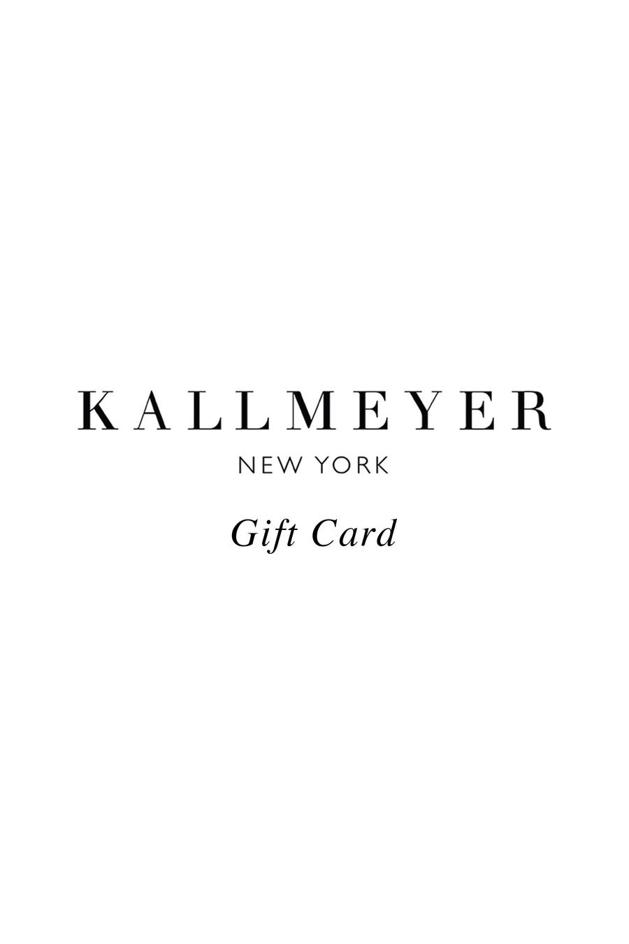 Kallmeyer Digital Gift Card