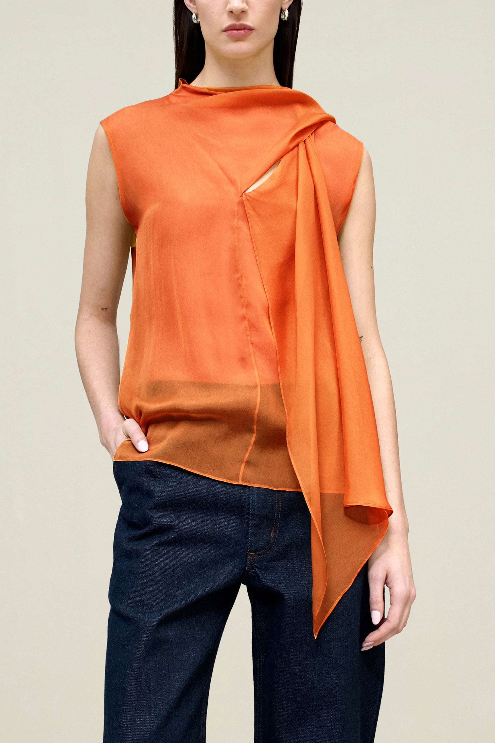 Kyle Blouse in Silk Chiffon