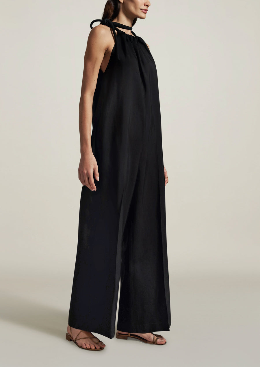 Foxglove Jumpsuit in Black